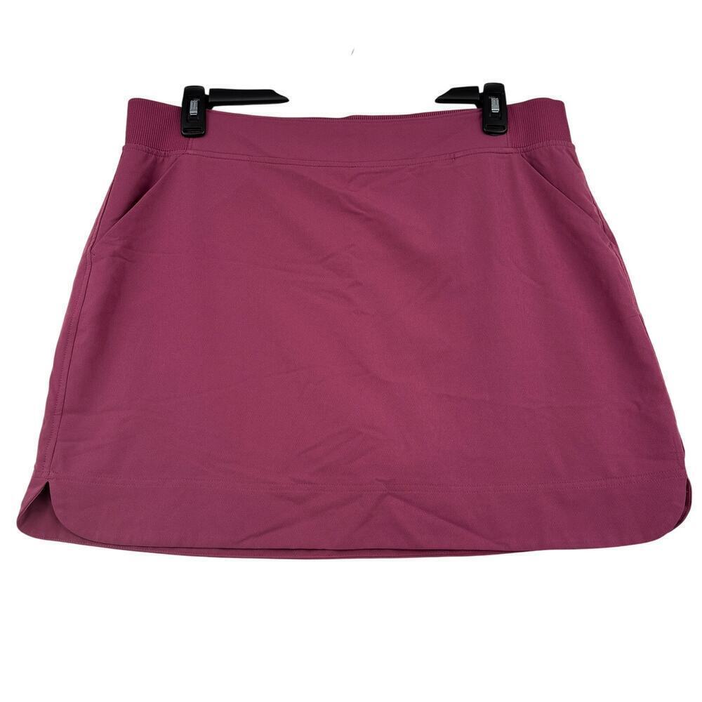 32 Degrees Cool Skort Women's Size XL Rose Pink Pockets Built In Shorts Stretch